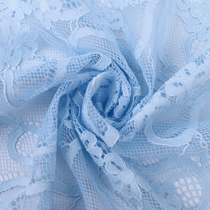 Lace Fabric Floral Polyester for Women's Wear Wholesale Supplier 10